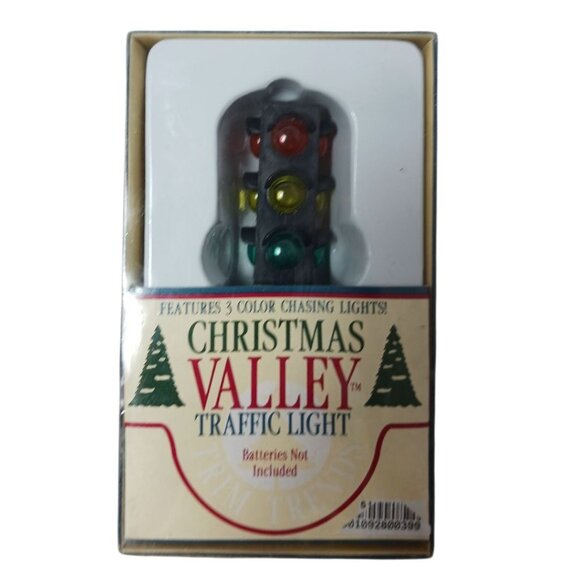 Christmas Valley Traffic Light Decoration 3-Color Chasing Lights Battery Operate - Picture 7 of 9